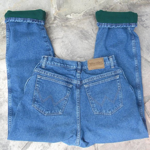 COPY - High-Waisted Fleece-Lined Wrangler Jeans - Picture 8 of 10